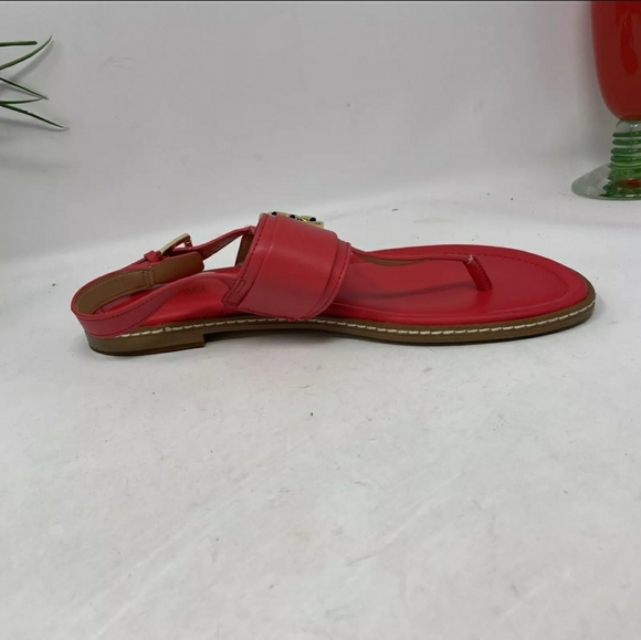 Michael Kors MK Designer Red Sandals Slingback US8.5M/EU40 - Picture 4 of 12